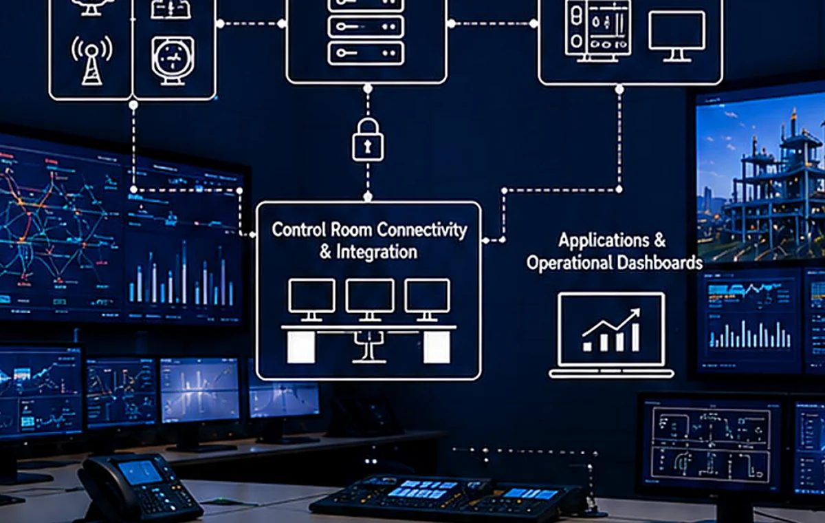 Network, automation and IoT connected architecture